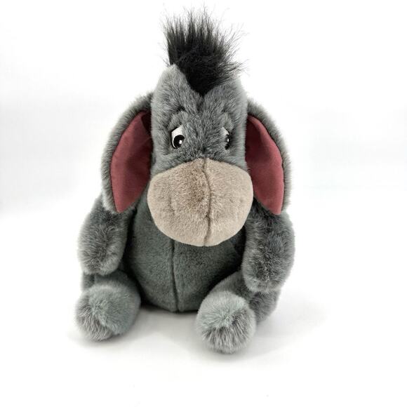 The Walt Disney Company Eeyore Large 15” Seated Stuffed Animal Vintage Plush EUC - Picture 4 of 11